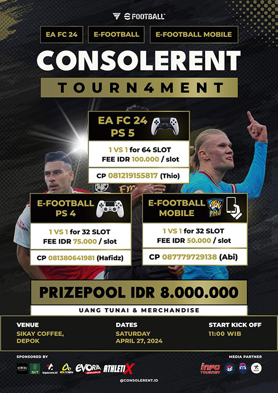 turnamen ea sports fc 24 april 2024 consolerent poster