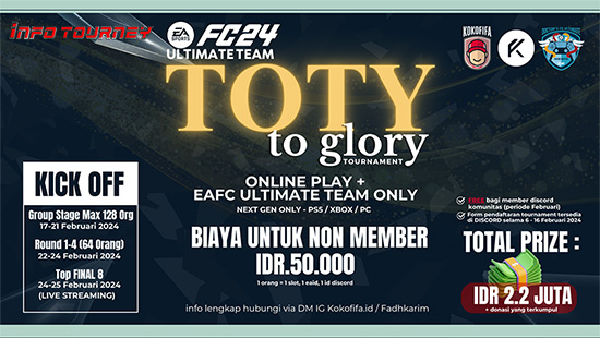 turnamen ea sports fc 24 februari 2024 toty to glory logo