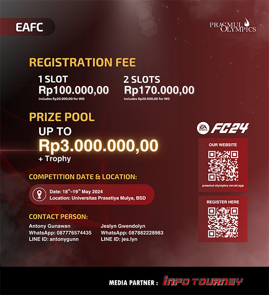 turnamen ea sports fc 24 mei 2024 prasmul olympics 24 poster