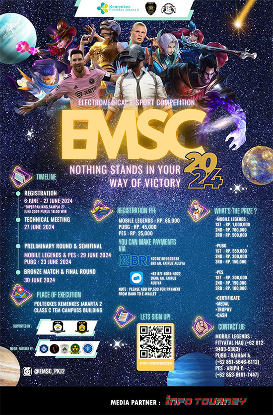 turnamen ml mlbb mole mobile legends juni 2024 emsc 2024 poster 1