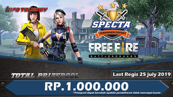 turnamen ff free fire juli 2019 specta turnamen season 2 logo