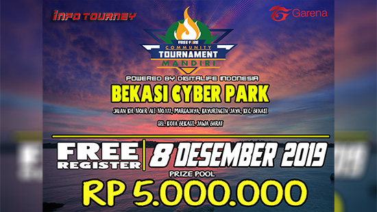 turnamen ff free fire dessember 2019 bekasi computer expo 2019 logo