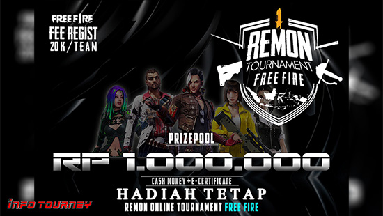 turnamen ff free fire agustus 2020 remon squad season 17 logo