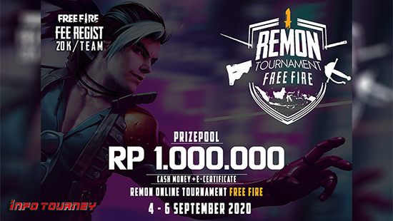 turnamen ff free fire september 2020 remon squad season 18 logo