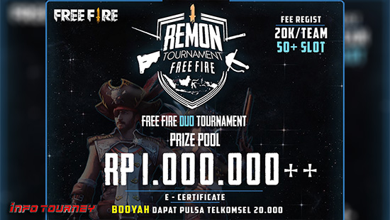 turnamen ff free fire agustus 2020 remon duo season 2 logo