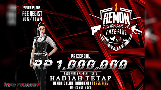 turnamen ff free fire juli 2020 remon squad season 16 logo
