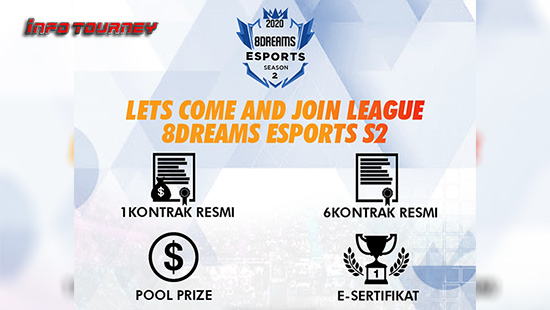 turnamen ff free fire april 2020 8dreams league season 2 logo