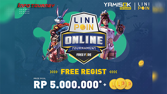 turnamen ff free fire maret 2020 yamisok x lini poin logo