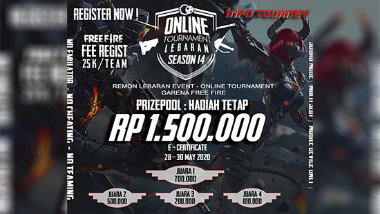 turnamen ff free fire mei 2020 remon ramadhan season 14 logo