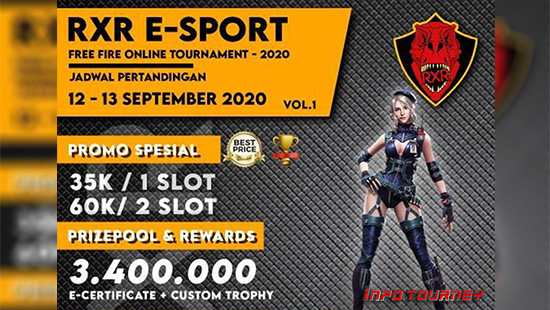 turnamen ff free fire september 2020 rxr esport season 1 logo 1