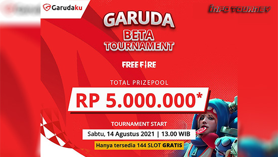 turnamen ff free fire agustus 2021 garudaku beta logo