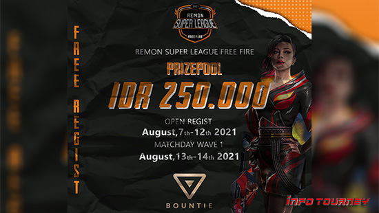 turnamen ff free fire agustus 2021 remon super league logo