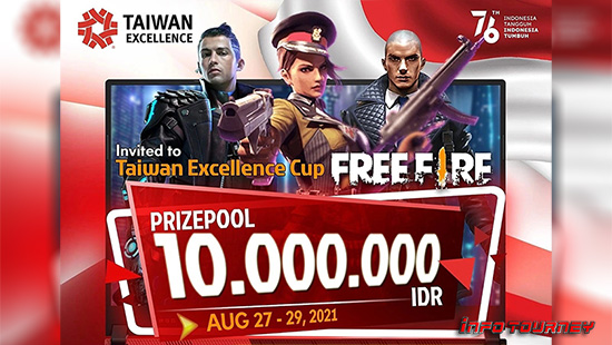 turnamen ff free fire agustus 2021 taiwan excellence cup 2021 logo