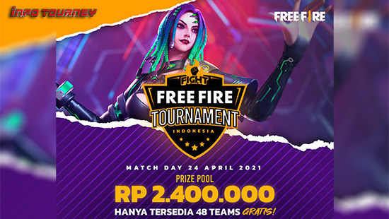 turnamen ff free fire april 2021 fight indonesia logo