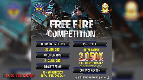 turnamen ff free fire juli 2021 smada esport championship logo