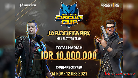 turnamen ff free fire november 2021 metaco circuit cup logo
