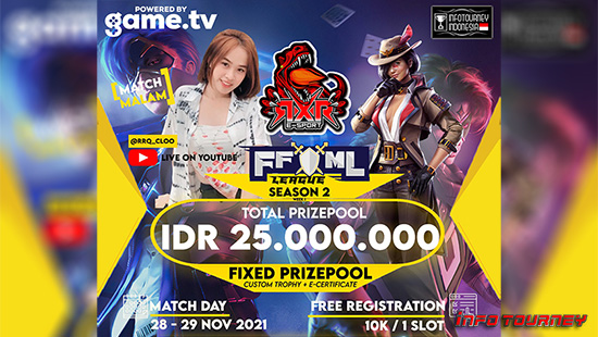 turnamen ff free fire november 2021 rxr esport x free fire id season 2 week 1 logo
