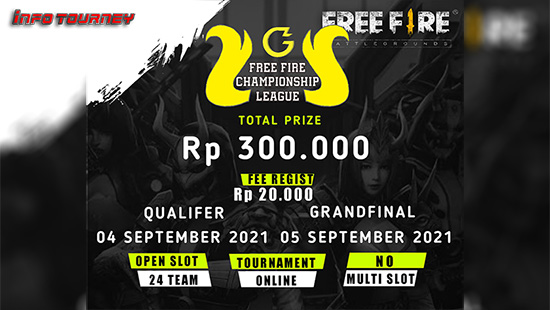 turnamen ff free fire september 2021 championship league logo