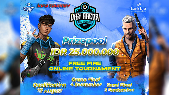 turnamen ff free fire agustus 2022 digi arena championship 2 0 logo