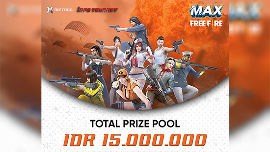 turnamen ff free fire februari 2022 metaco max minor wave 2 logo