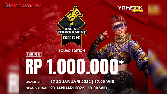 turnamen ff free fire januari 2022 yamisok januari 2022 logo