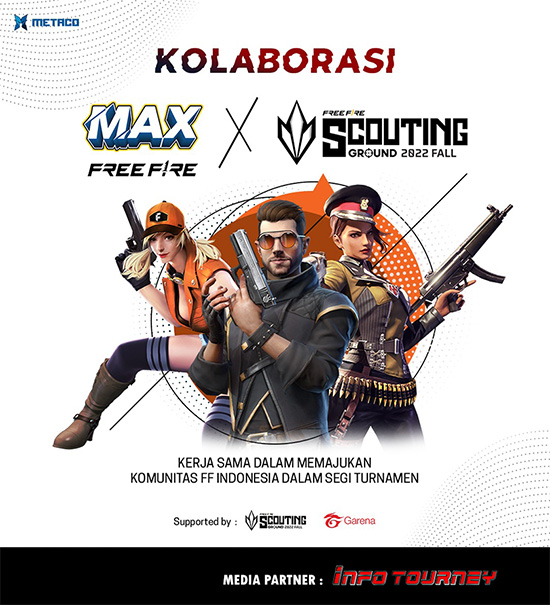 turnamen ff free fire oktober 2022 metaco max oktober 2022 poster