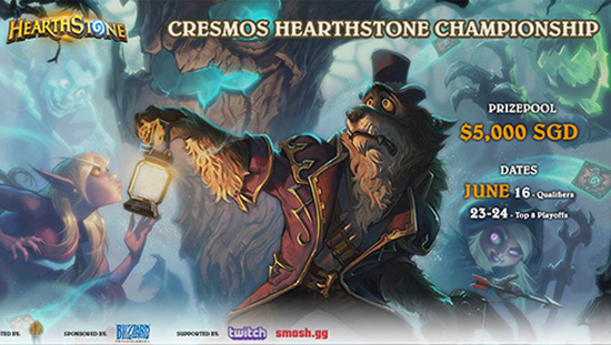 turnamen hearthstone cremos championship season1 juni 2018 logo