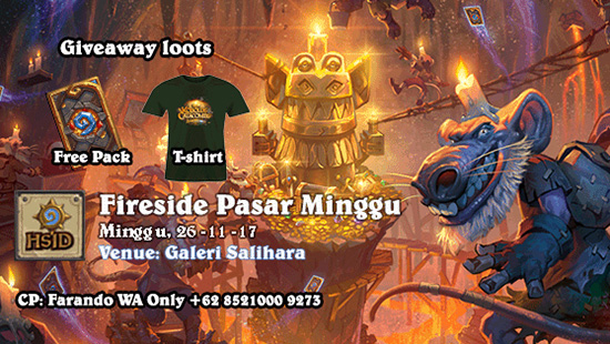 turnamen hearthstone fireside november 2017 logo
