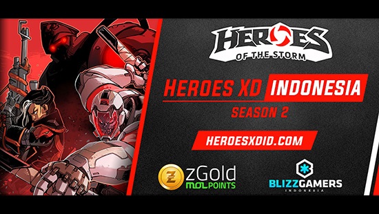 turnamen hots heroes of the storm heroes xd indonesia season 2 logo