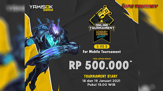 turnamen league of legends wild rift januari 2021 yamisok januari 2021 logo