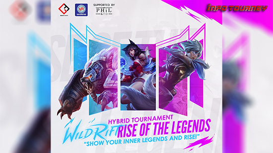 turnamen league of legends wild rift juni 2023 rise of the legends logo