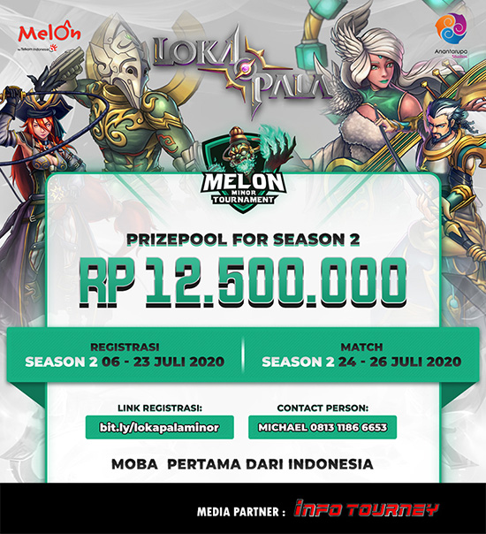 turnamen lokapala juli 2020 melon minor season 2 poster