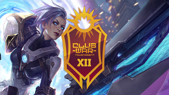 turnamen league of legends lol club war xii juni 2018 logo