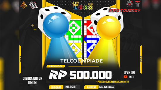 turnamen ludo king ludo november 2021 telcolimpiade logo