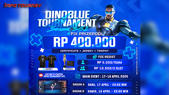 turnamen ml mlbb mole mobile legends april 2024 dino blue season 352 logo