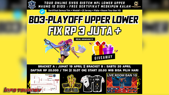 turnamen ml mlbb mole mobile legends april 2024 maung id season 105 logo
