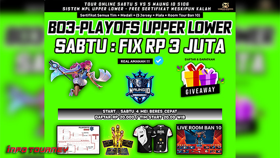 turnamen ml mlbb mole mobile legends mei 2024 maung id season 106 logo 1