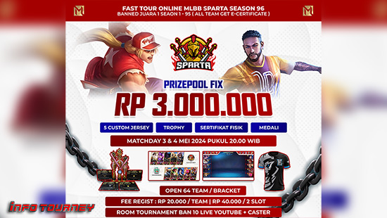 turnamen ml mlbb mole mobile legends mei 2024 sparta organizer season 96 logo