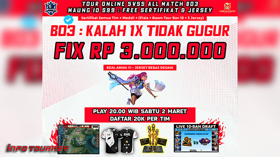 turnamen ml mlbb mole mobile legends maret 2024 maung id season 99 logo 1