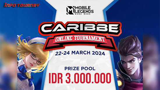 turnamen ml mlbb mole mobile legends maret 2024 caribbe tour logo