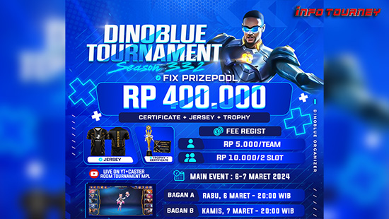turnamen ml mlbb mole mobile legends maret 2024 dino blue season 332 logo