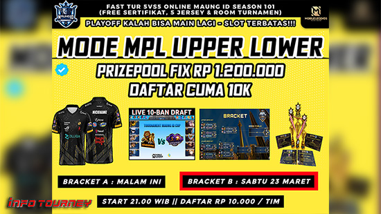 turnamen ml mlbb mole mobile legends maret 2024 maung id season 101 logo 1
