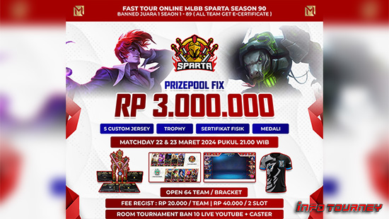 turnamen ml mlbb mole mobile legends maret 2024 sparta organizer season 90 logo
