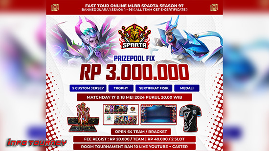 turnamen ml mlbb mole mobile legends mei 2024 sparta organizer season 97 logo
