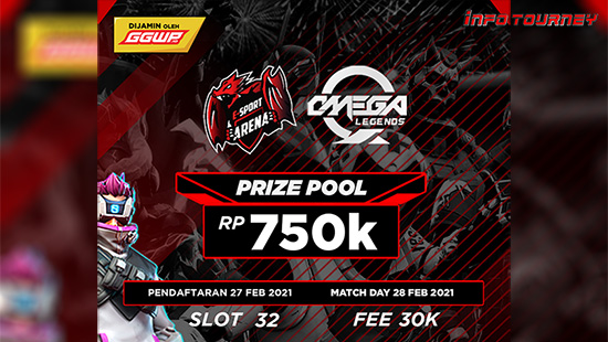 turnamen omega legends februari 2021 esport arena logo