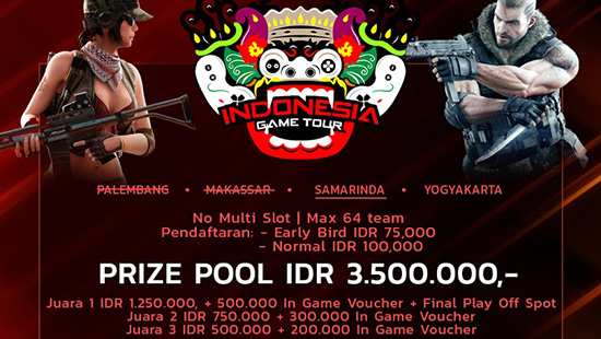 turnamen pb pointblank indonesia game tour samarinda qualifier april 2018 logo