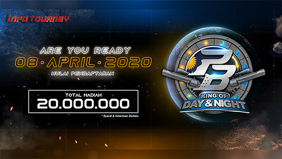 turnamen pb point blank 2020 king of day and night logo
