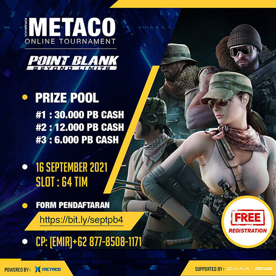 turnamen pb point blank september 2021 metaco september season 4 poster