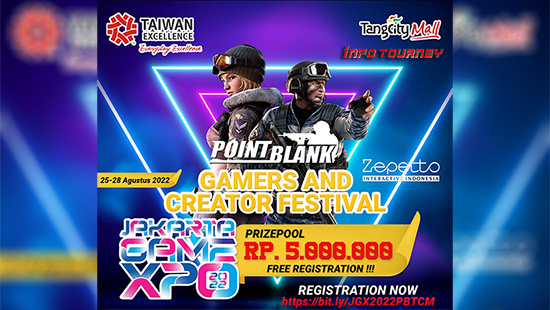 turnamen pb point blank agustus 2022 jakarta game expo cup 2022 logo