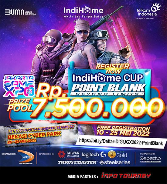 turnamen pb point blank mei 2022 indihome cup 2022 poster 1